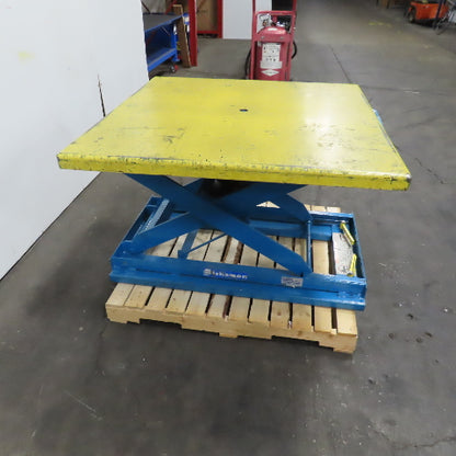 Bishamon EZ-30 Loader Self-Leveling Pneumatic Rotating Pallet Positioner 3000LB