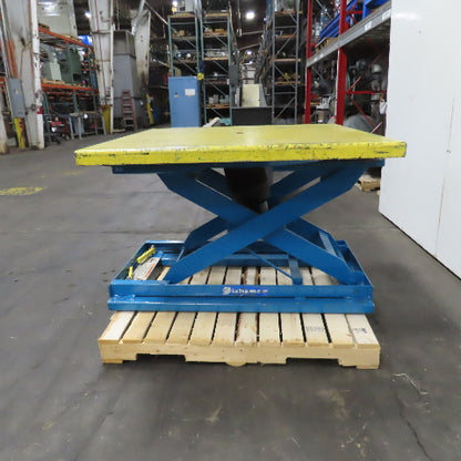 Bishamon EZ-30 Loader Self-Leveling Pneumatic Rotating Pallet Positioner 3000LB