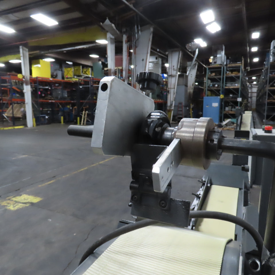 Goss 7' x9" W Variable Speed 2-Section Incline Belt Conveyor 115V 1PH 18/50FPM