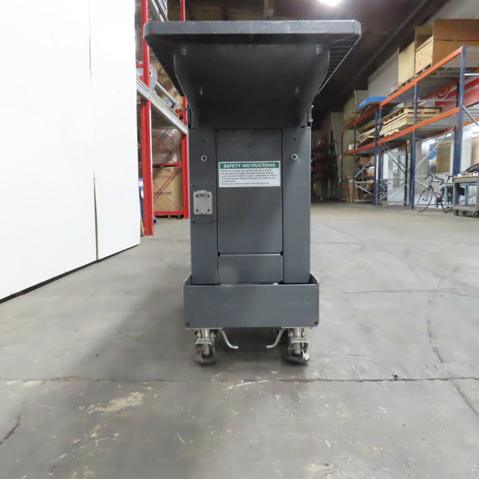 Goss 7' x9" W Variable Speed 2-Section Incline Belt Conveyor 115V 1PH 18/50FPM