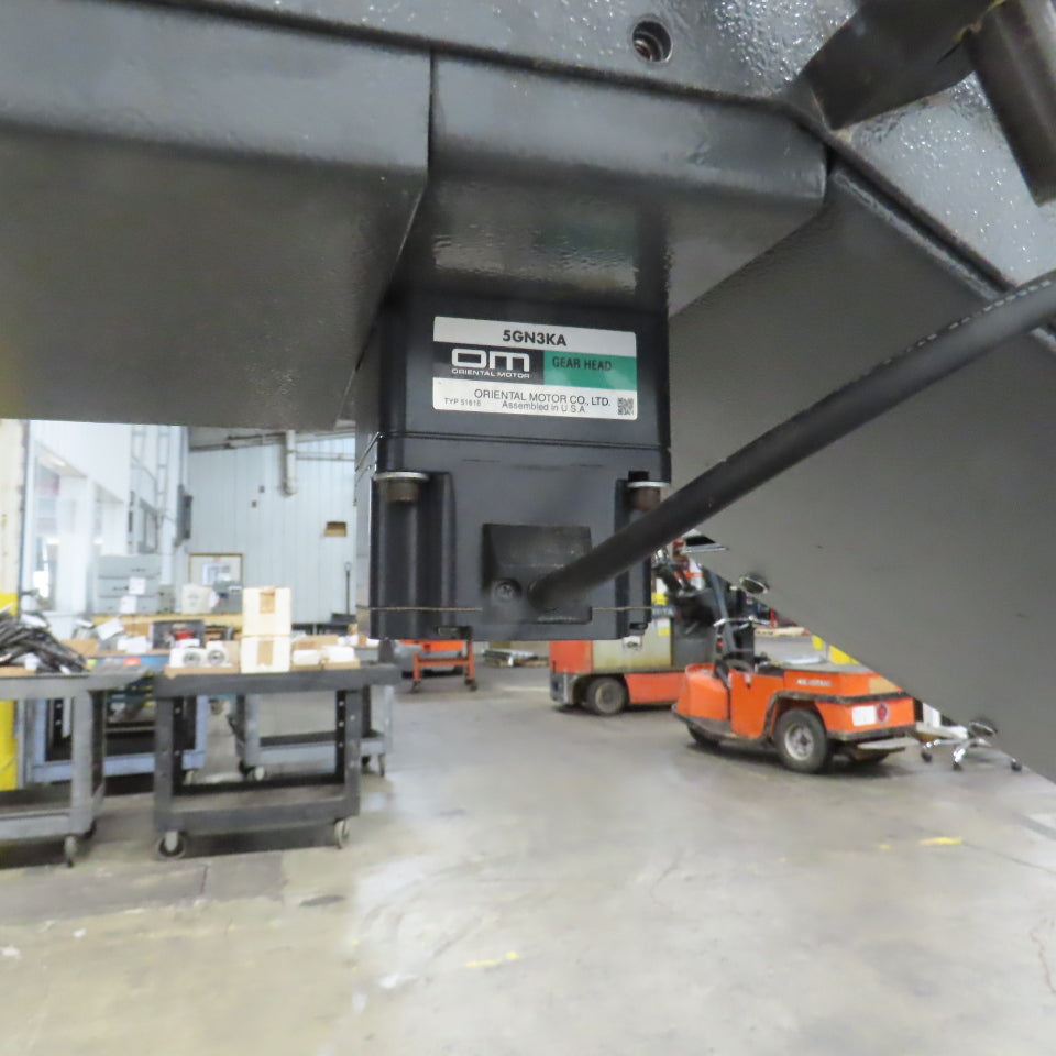 Goss 7' x9" W Variable Speed 2-Section Incline Belt Conveyor 115V 1PH 18/50FPM