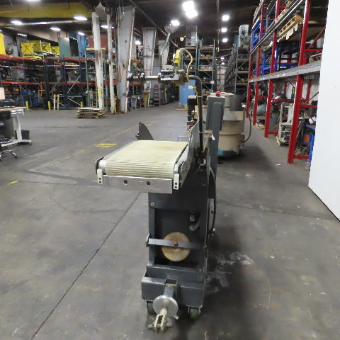 Goss 7' x9" W Variable Speed 2-Section Incline Belt Conveyor 115V 1PH 18/50FPM