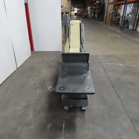Goss 7' x9" W Variable Speed 2-Section Incline Belt Conveyor 115V 1PH 18/50FPM