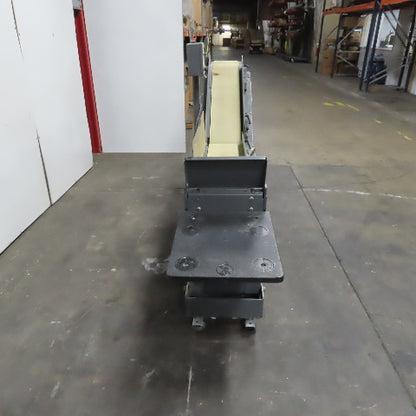 Goss 7' x9" W Variable Speed 2-Section Incline Belt Conveyor 115V 1PH 18/50FPM
