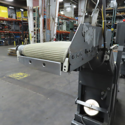 Goss 7' x9" W Variable Speed 2-Section Incline Belt Conveyor 115V 1PH 18/50FPM