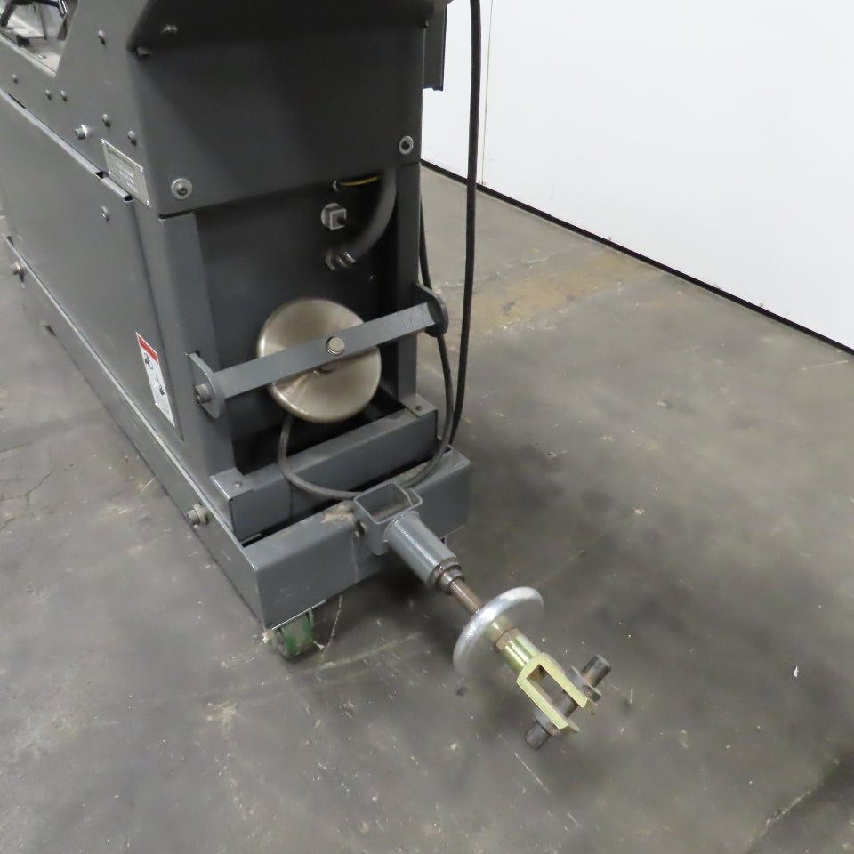 Goss 7' x9" W Variable Speed 2-Section Incline Belt Conveyor 115V 1PH 18/50FPM