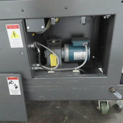 Goss 7' x9" W Variable Speed 2-Section Incline Belt Conveyor 115V 1PH 18/50FPM