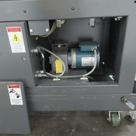 Goss 7' x9" W Variable Speed 2-Section Incline Belt Conveyor 115V 1PH 18/50FPM