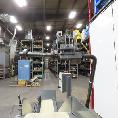 Goss 7' x9" W Variable Speed 2-Section Incline Belt Conveyor 115V 1PH 18/50FPM