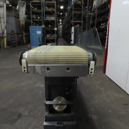Goss 7' x9" W Variable Speed 2-Section Incline Belt Conveyor 115V 1PH 18/50FPM