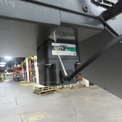 Goss 7' x9" W Variable Speed 2-Section Incline Belt Conveyor 115V 1PH 18/50FPM