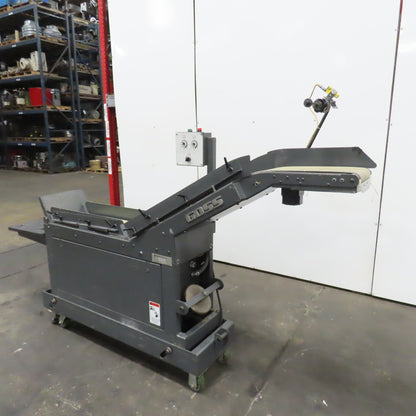 Goss 7' x9" W Variable Speed 2-Section Incline Belt Conveyor 115V 1PH 18/50FPM