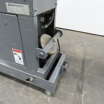 Goss 7' x9" W Variable Speed 2-Section Incline Belt Conveyor 115V 1PH 18/50FPM