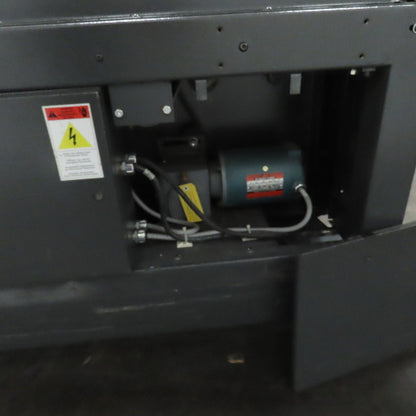Goss 7' x9" W Variable Speed 2-Section Incline Belt Conveyor 115V 1PH 18/50FPM