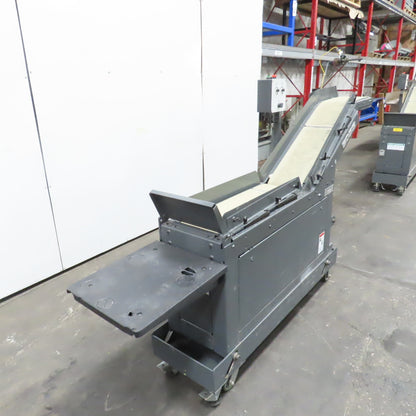 Goss 7' x9" W Variable Speed 2-Section Incline Belt Conveyor 115V 1PH 18/50FPM