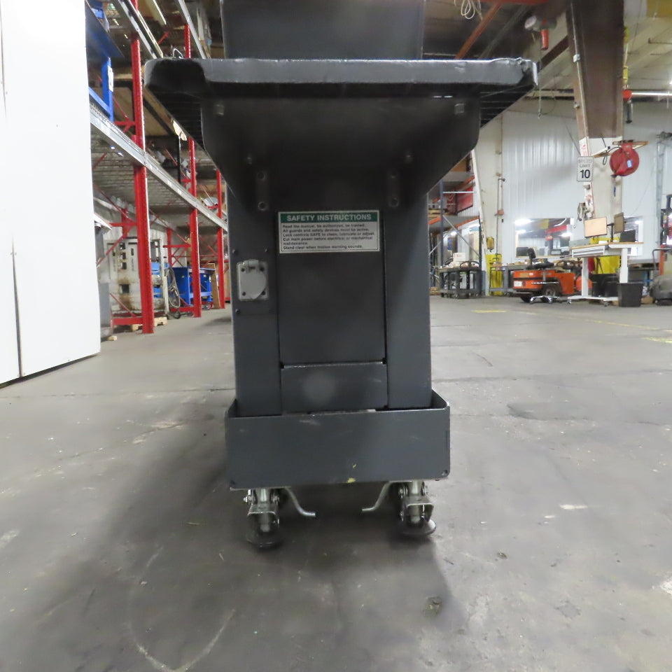 Goss 7' x9" W Variable Speed 2-Section Incline Belt Conveyor 115V 1PH 18/50FPM
