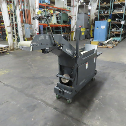 Goss 7' x9" W Variable Speed 2-Section Incline Belt Conveyor 115V 1PH 18/50FPM