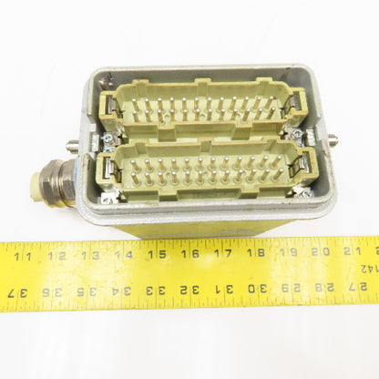 ILME VR-2 16A 400V 48 Position Male/Female Hood Connector Self Closing Set
