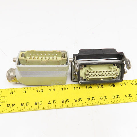 ILME VR-2 16A 400V 16 Position Male/Female Hood Connector Set