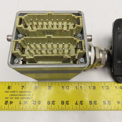 ILME VR-2 16A 400V 32 Position Male/Female Hood Connector Set