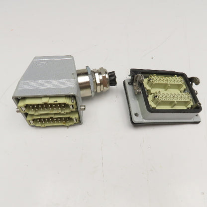 ILME VR-2 16A 400V 32 Position Male/Female Hood Connector Set