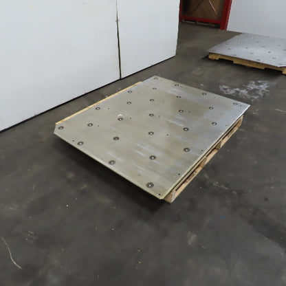 Warner & Swasey 56-1/2" x 44-1/2" Ball Transfer Table From Wiedematic 4560