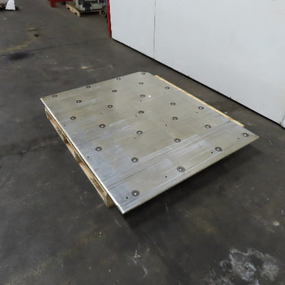Warner & Swasey 56-1/2" x 44-1/2" Ball Transfer Table From Wiedematic 4560