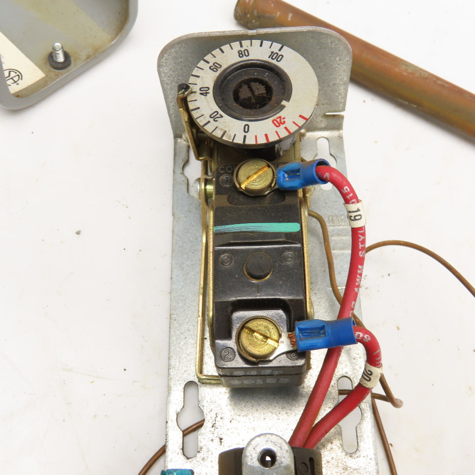 Johnson Controls A19ACA-14 600V 125VA Temperature Controller -20-100