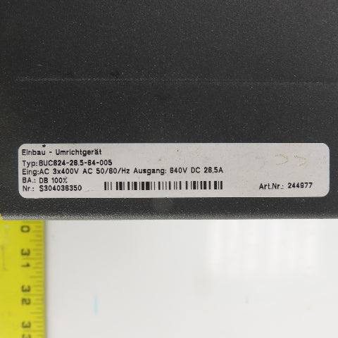Baumuller BUC624-26.5-64-005 AC Servo Drive 3x400V