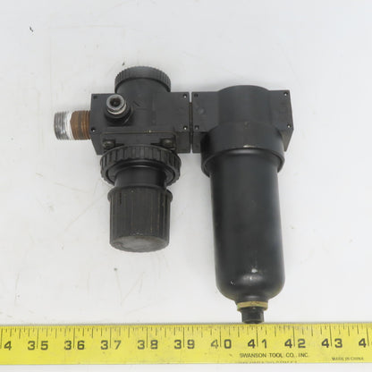 Norgren R08-000-RGMO F08-000-A1DO Pneumatic Pressure Regulator & Filter 1/2" NPT
