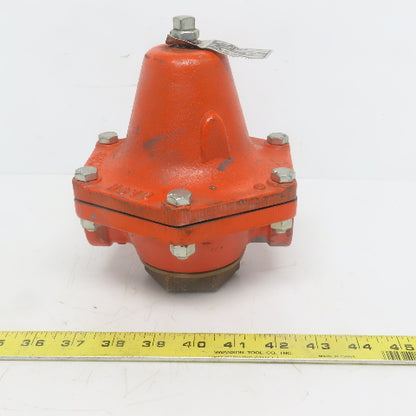 Cash Acme Type B Pressure Regulating Valve 1" NPT 0 To 20 PSI Set 10PSI