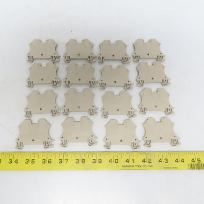Weidmüller WDU 2.5 Gray Terminal Block 550V 26 To 12 AGW Lot of 16