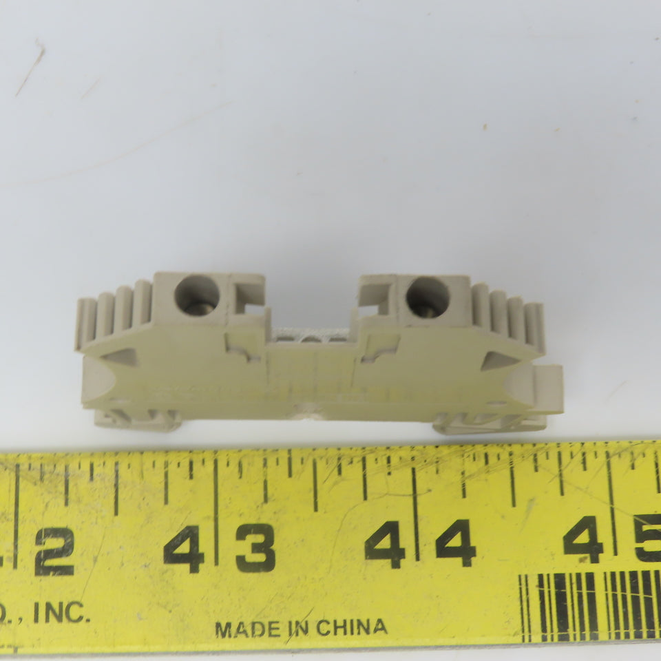 Weidmüller WDU 4 Gray feed Through Terminal Block 750V 26 To 12 AGW Lot of 16