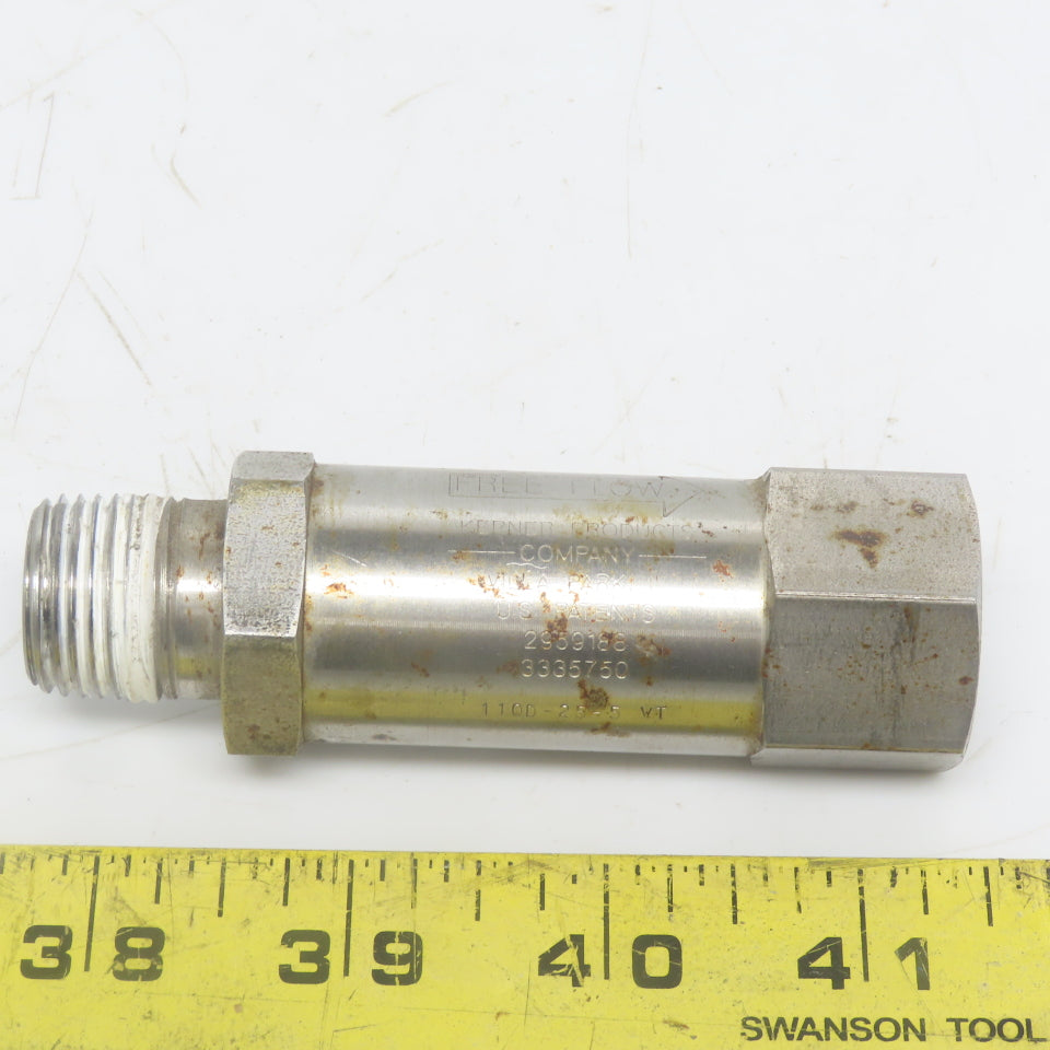 Kern Products 110D-25-5 VT Stainless Steel Check Valve 3/4" NPT