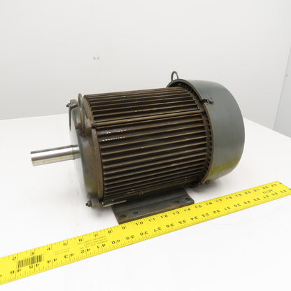 US Electric U3E2D 3Hp 765RPM AC Motor 208-230/460V 3Ph 182T Frame