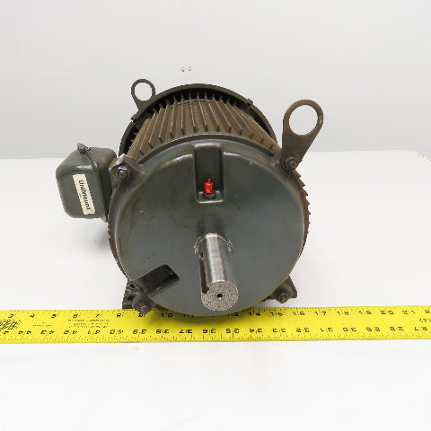 US Electric U3E2D 3Hp 765RPM AC Motor 208-230/460V 3Ph 182T Frame