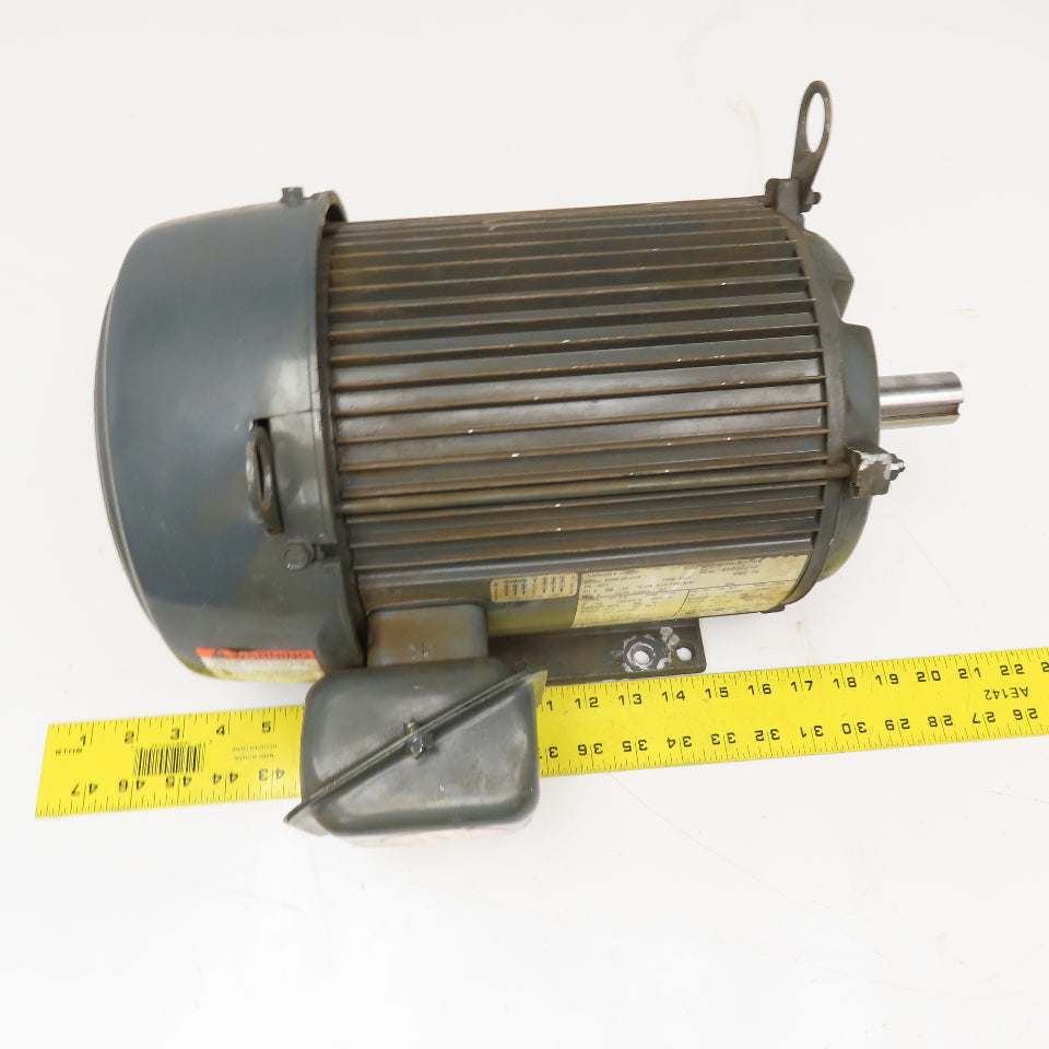 US Electric U3E2D 3Hp 765RPM AC Motor 208-230/460V 3Ph 182T Frame