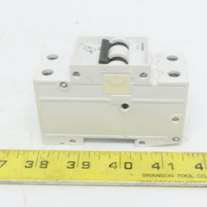 Siemens 5SX22 C16 400V 2 Pole 16A Circuit Breaker Rail Mount