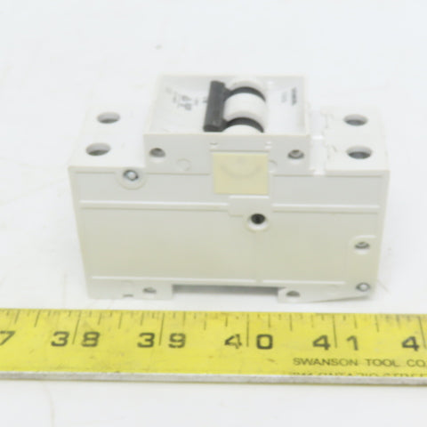 Siemens 5SX22 C16 400V 2 Pole 16A Circuit Breaker Rail Mount