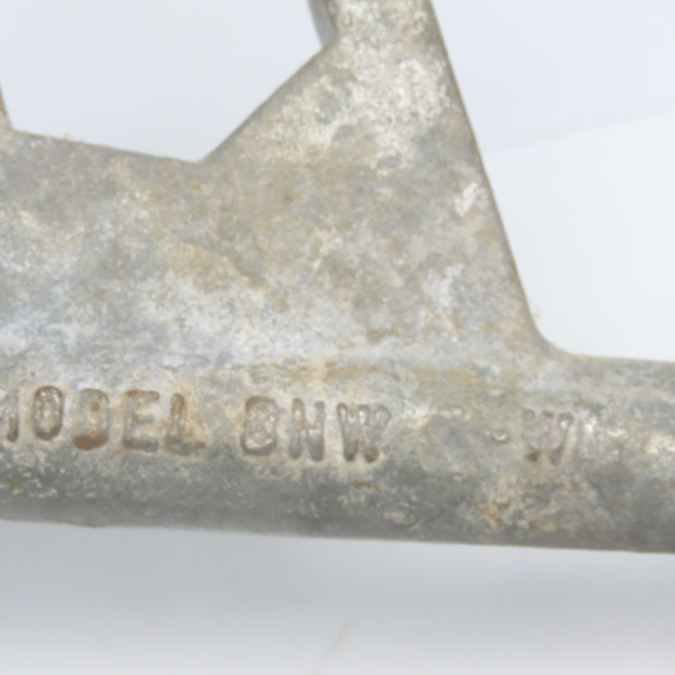 Vestil BNW-I-W Steel Drum Bung Wrench Curved 13" long