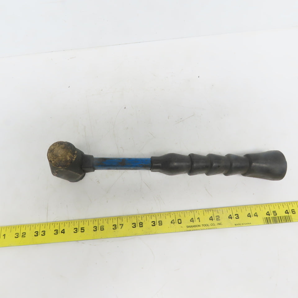 24oz/1.5 LB Brass Hammer W/Fiverglass Handle 12" Long 1.250 Face