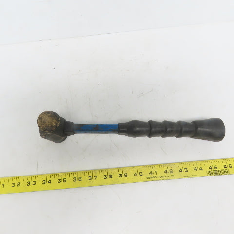 24oz/1.5 LB Brass Hammer W/Fiverglass Handle 12" Long 1.250 Face
