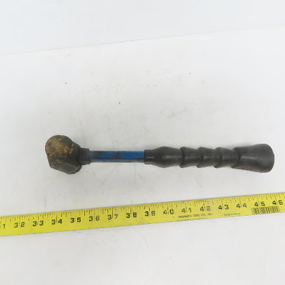 24oz/1.5 LB Brass Hammer W/Fiverglass Handle 12" Long 1.250 Face