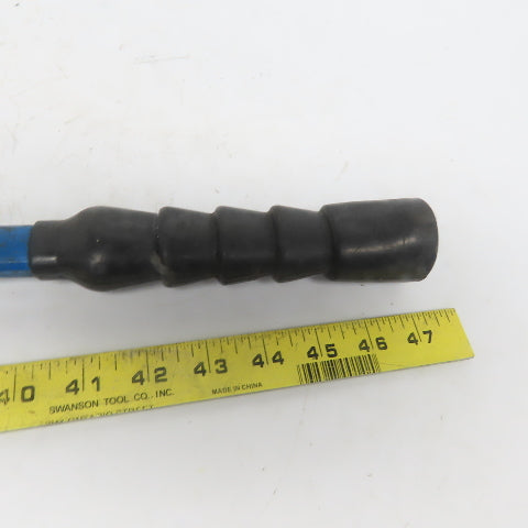 24oz/1.5 LB Brass Hammer W/Fiverglass Handle 12" Long 1.250 Face