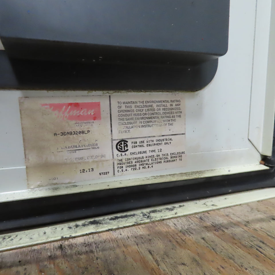 Hoffman A-36AB3208LP 36x32x8" Electrical Enclosure W/ Backplate & 30A Disconnect