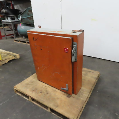 Hoffman A-36AB3208LP 36x32x8" Electrical Enclosure W/ Backplate & 30A Disconnect