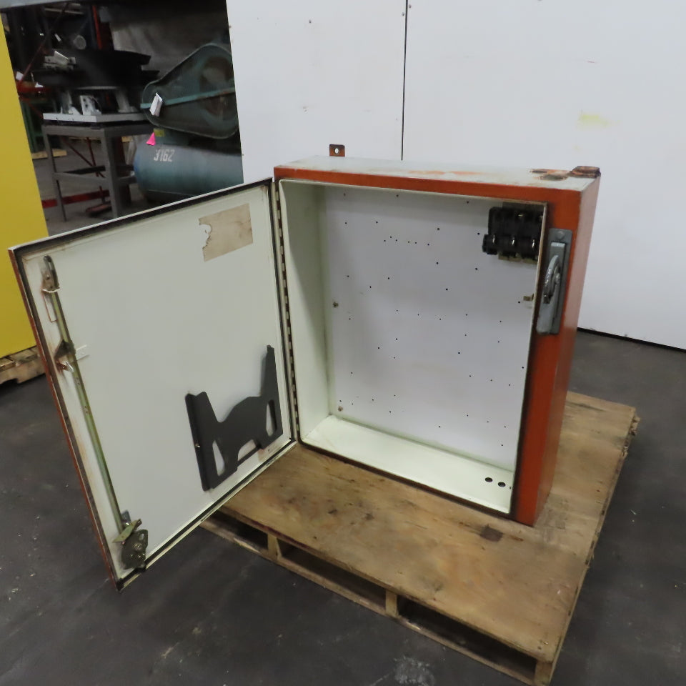 Hoffman A-36AB3208LP 36x32x8" Electrical Enclosure W/ Backplate & 30A Disconnect