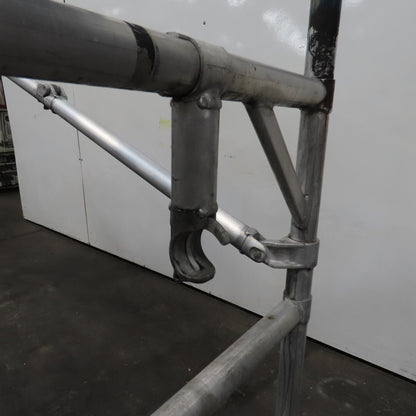 Werner 4250 Series Wide Span Snap-Up Aluminum Folding Rolling Scaffold 96" x 52"