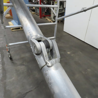 Werner 4250 Series Wide Span Snap-Up Aluminum Folding Rolling Scaffold 96" x 52"