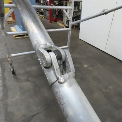 Werner 4250 Series Wide Span Snap-Up Aluminum Folding Rolling Scaffold 96" x 52"